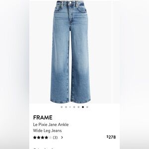 Frame Le Pixie Jane Wide Leg 25